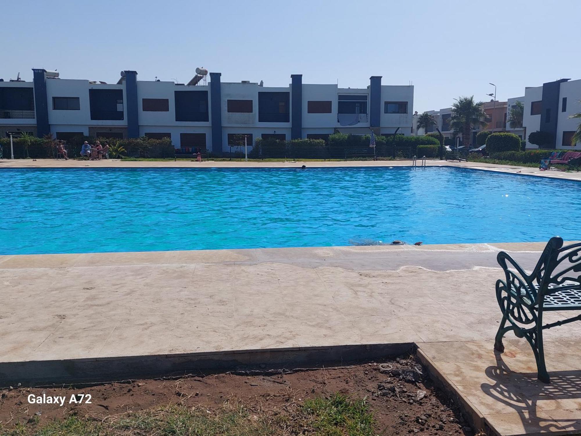 Duplex Dans Residence Avec Piscine Sidi Rahal  Buitenkant foto